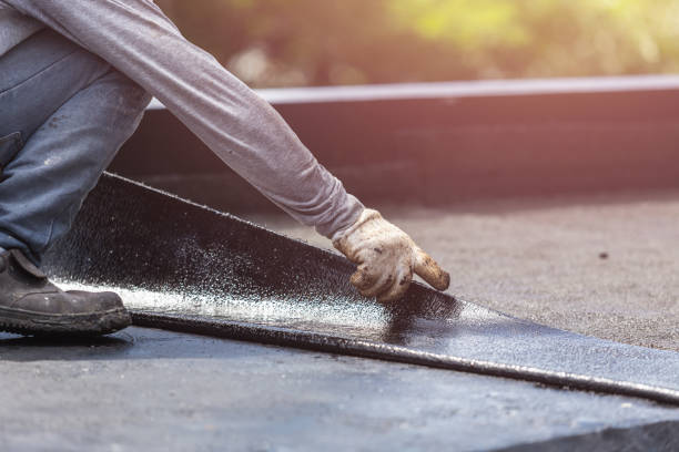 Professional Waterproofing technician working in Granville, OH